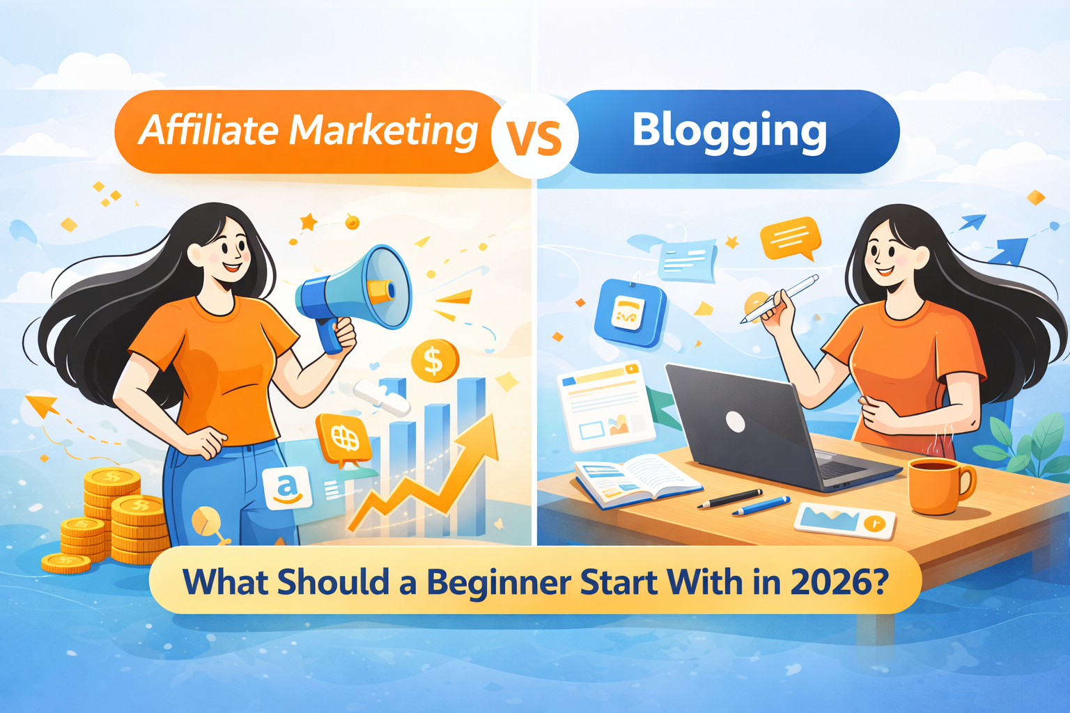 Affiliate marketing vs Blogging
