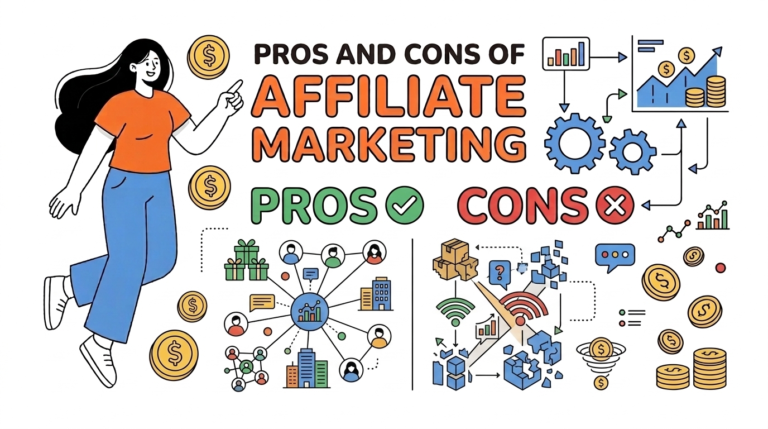 Affiliate marketing pros and cons