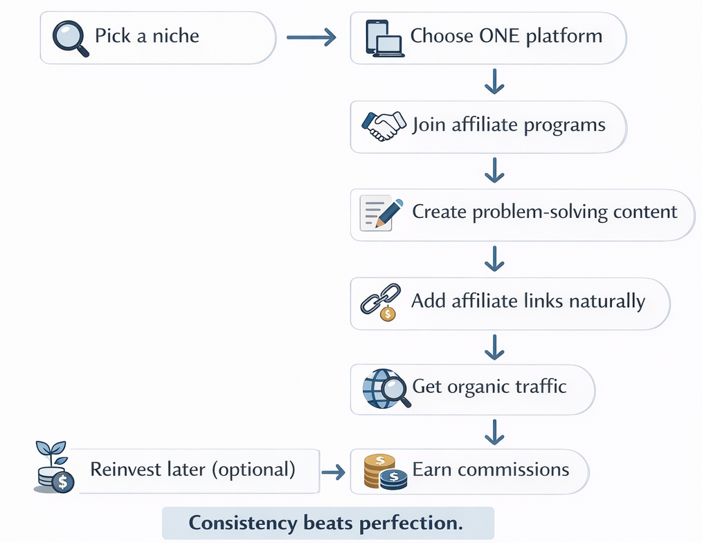 How to start affiliate marketing without money