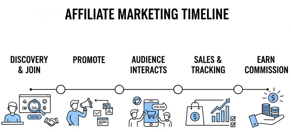 how to start affiliate marketing without buying a course.